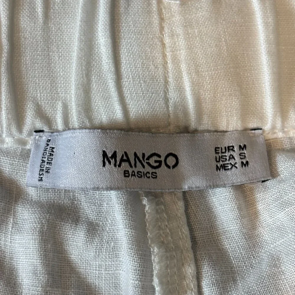 Mango linen pants